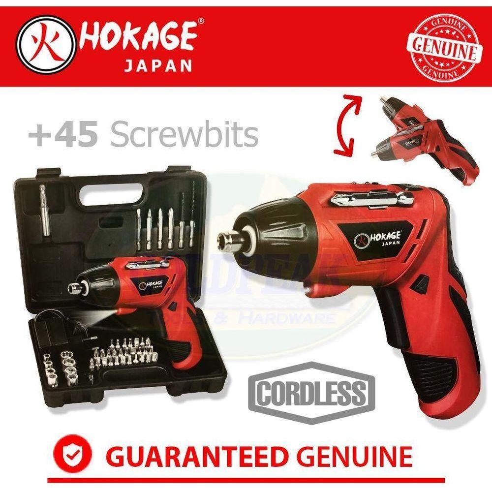 Hokage HKG-CS45K Cordless Screwdriver Kit with Case - Goldpeak Tools PH Hokage Hokage HKG-CS45K Cordless Screwdriver Kit with Case - Goldpeak Tools PH Hokage